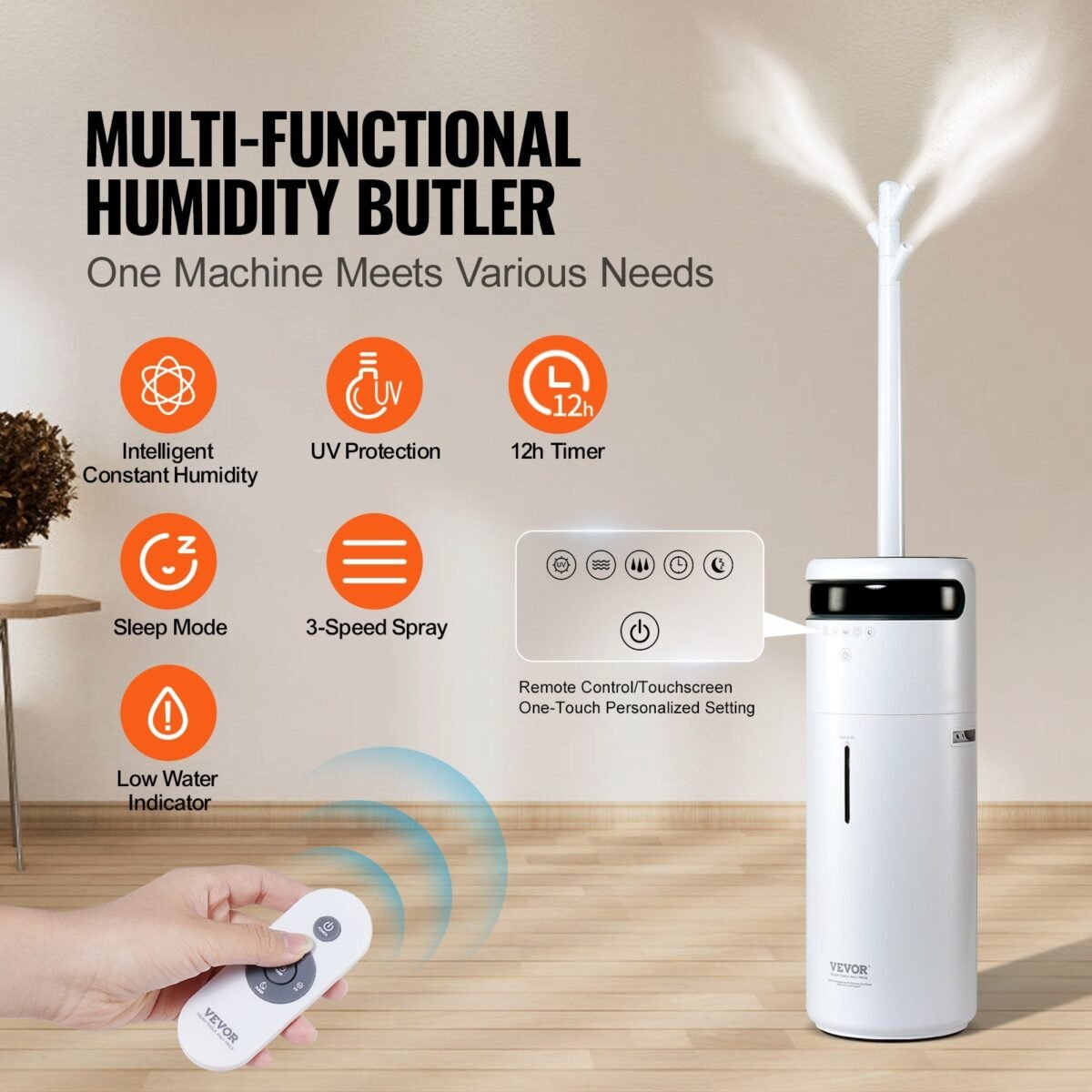 VEVOR WT-J29 Humidifier for Home Large Room - Image 11