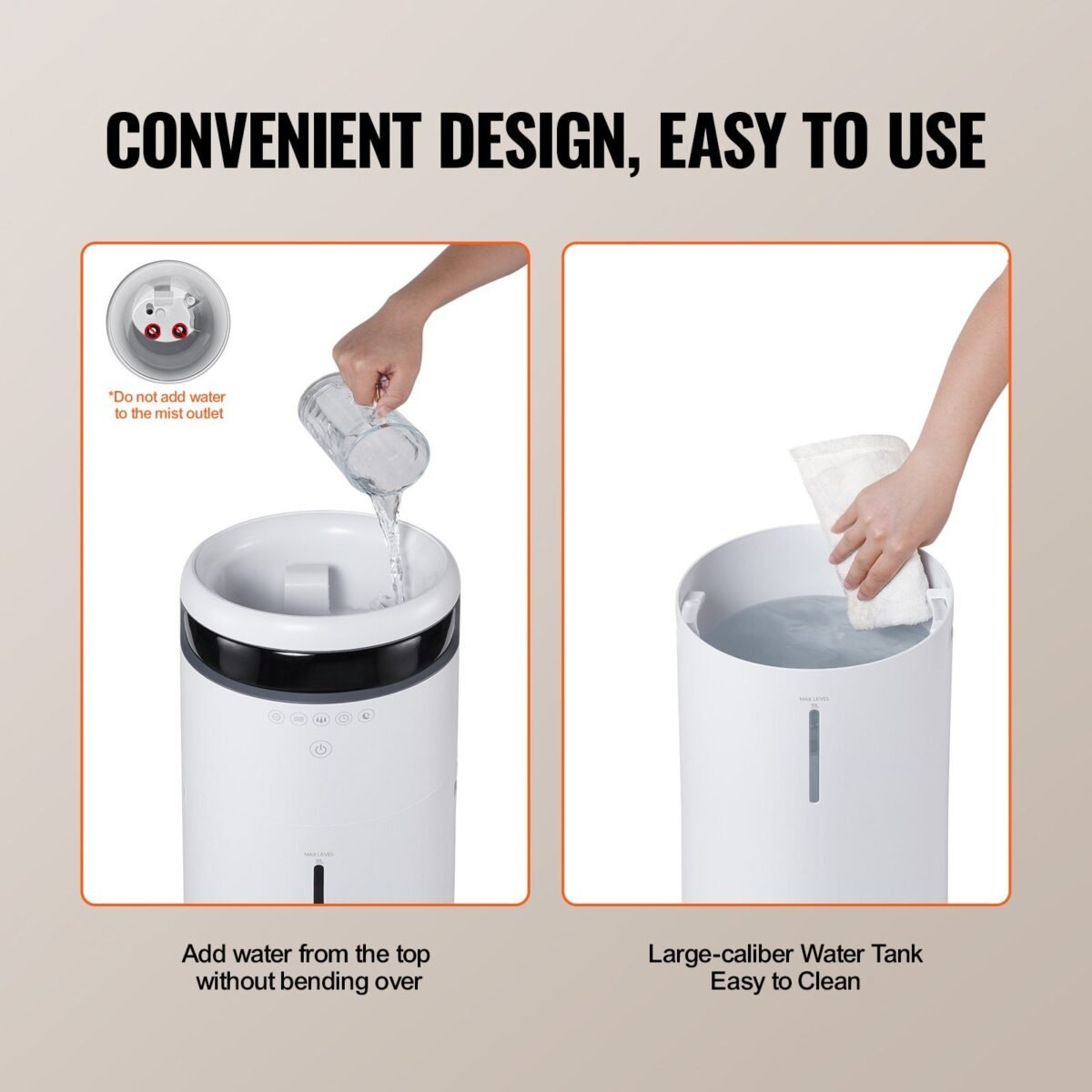 VEVOR WT-J29 Humidifier for Home Large Room - Image 9
