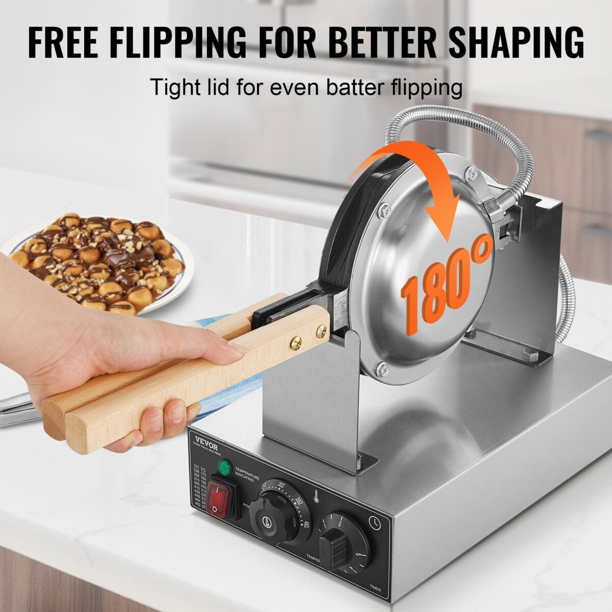 VEVOR SC-X30 Commercial Bubble Waffle Maker - Image 11