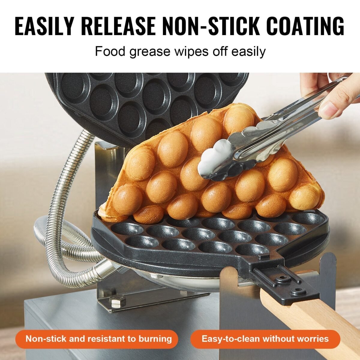 VEVOR SC-X30 Commercial Bubble Waffle Maker - Image 10
