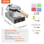VEVOR SC-X30 Commercial Bubble Waffle Maker - Image 7