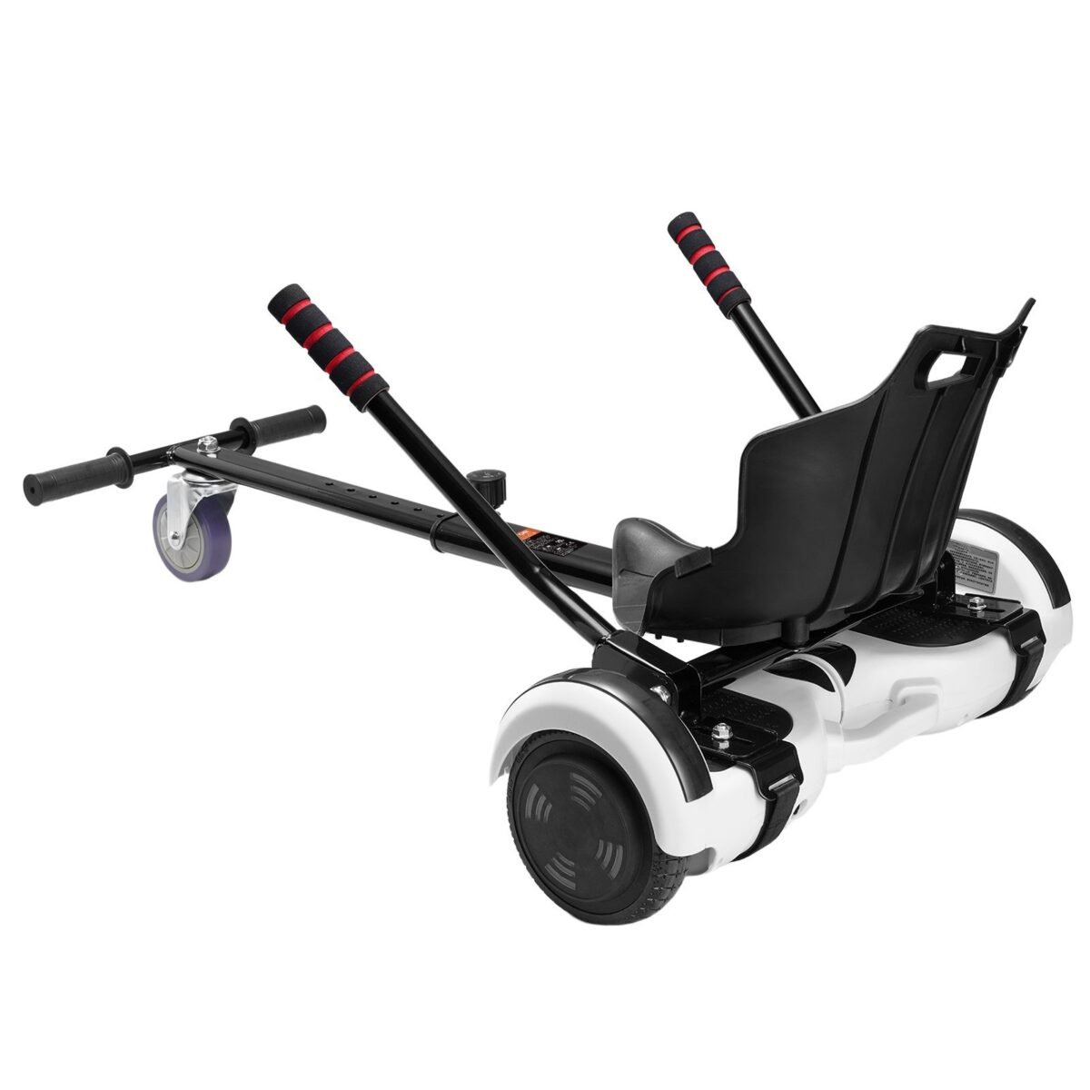 VEVOR BH-001 Hoverboard Seat Attachment, Compatible with All 6.5" 8" 8.5" 10" Hoverboards, Grips Control, Adjustable Frame Length and 220 LBS Load Capacity, Hover Board Go Karts Accessory, for Kids Adults - Image 4