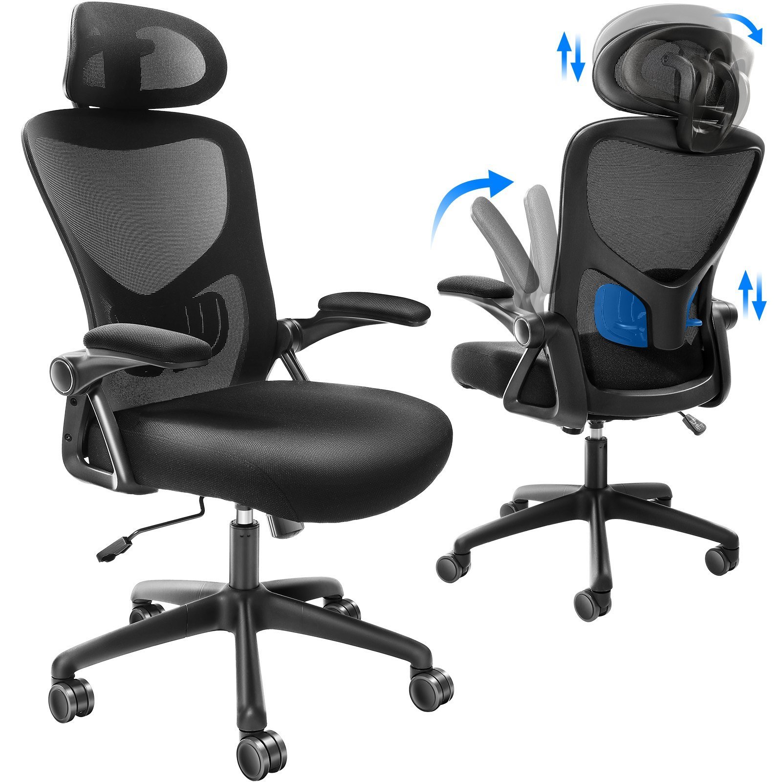 us_XZKBYSJYTKDTOZ4K4V0_original_img-v4_office-chair-m100-1.2.jpg VEVOR W-227C Office Chair with Adjustable Lumbar Support - Image 1