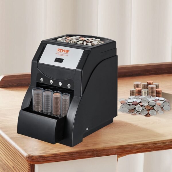 VEVOR SS1350 USD Coin Sorter, Sorts up to 230 Coins/min
