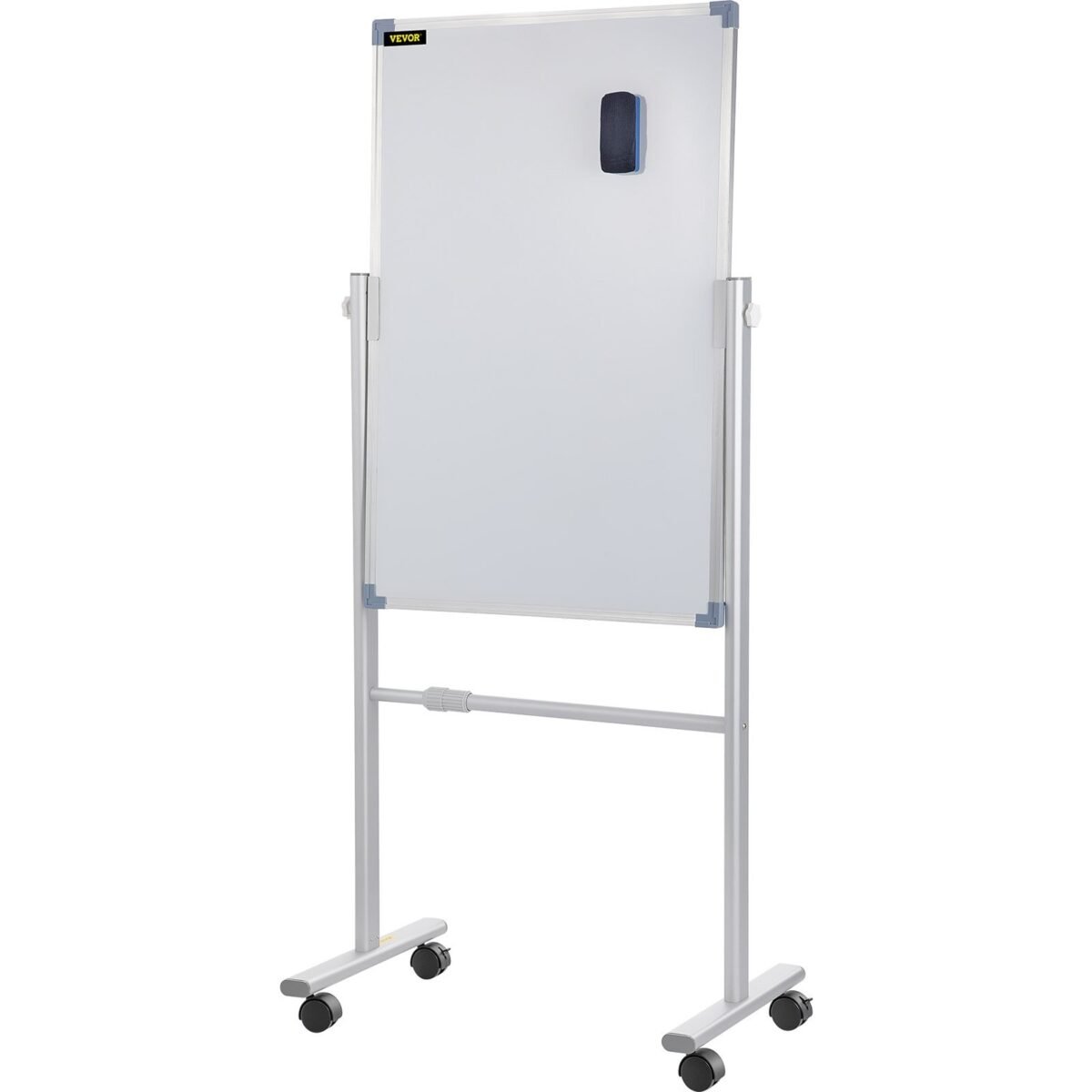 VEVOR YDMB36X24 Mobile Magnetic Whiteboard, 36 x 24 Inch, Double Sided, 360 Degree Reversible Rolling Dry Erase Board, Height Adjustable with Aluminum Frame and Lockable Swivel Wheels, for Office School Home etc. - Image 11
