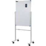 VEVOR YDMB36X24 Mobile Magnetic Whiteboard, 36 x 24 Inch, Double Sided, 360 Degree Reversible Rolling Dry Erase Board, Height Adjustable with Aluminum Frame and Lockable Swivel Wheels, for Office School Home etc. - Image 11