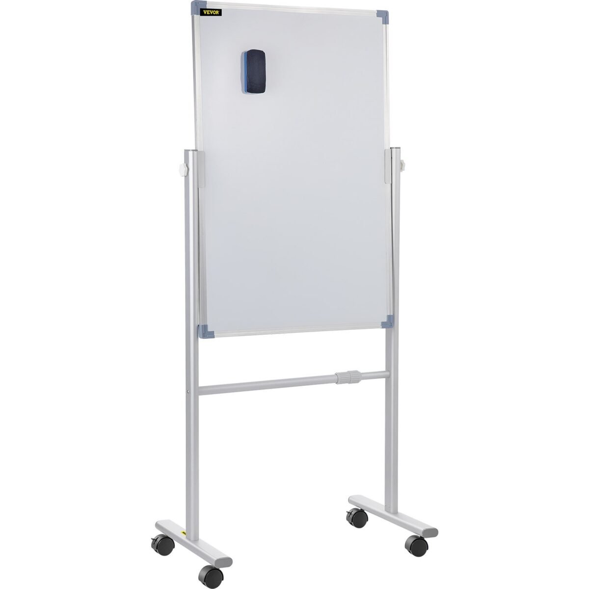 VEVOR YDMB36X24 Mobile Magnetic Whiteboard, 36 x 24 Inch, Double Sided, 360 Degree Reversible Rolling Dry Erase Board, Height Adjustable with Aluminum Frame and Lockable Swivel Wheels, for Office School Home etc. - Image 13
