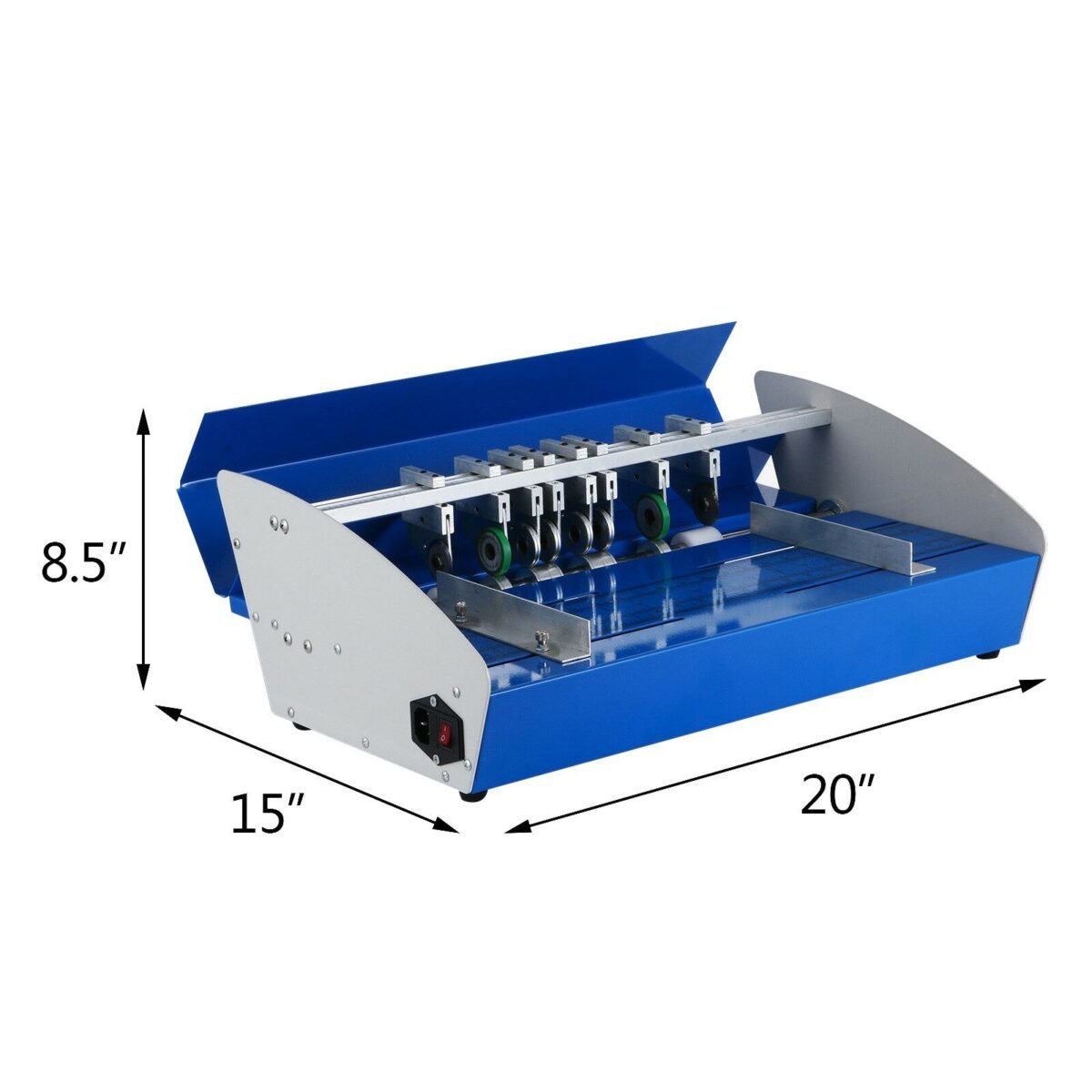VEVOR Electric Creasing Machine 18 Inch 460mm Paper Creasing Scoring Machine 3 in 1 Creasing Machine with Heavy Duty Metal Present Multi-function - Image 6