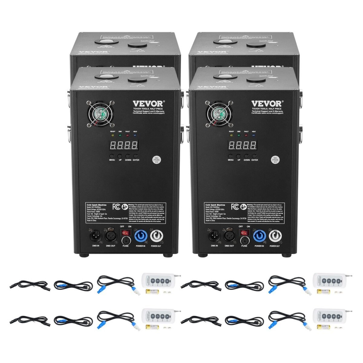 VEVOR BJY-PHJ700u1 Cold Spark Firework Machinex4 700W - Image 1