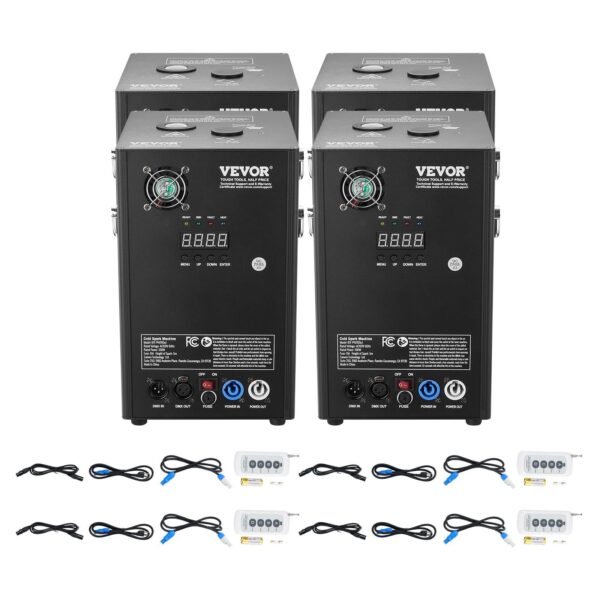 VEVOR BJY-PHJ700u1 Cold Spark Firework Machinex4 700W