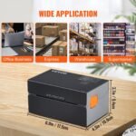 VEVOR 300DPI Bluetooth Thermal Label Printer w/Auto Recognition & Rohm Printer Head, Wireless Shipping Label Printer for 1.57" - 4.25" Width Labels,Thermal Printer Supports Shipping, Barcode, Household Labels and More - Image 7