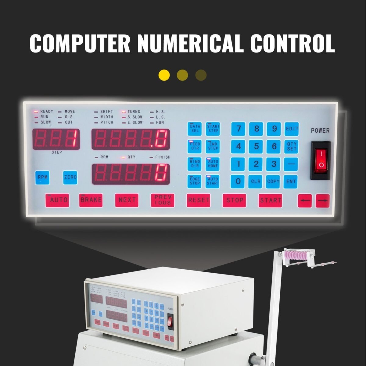 VEVOR Computer Cnc Automatic Coil Winder - Image 10
