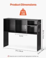 VEVOR KLBS-01 Desktop Bookshelf Black Desktop Storage Organizer - Image 11