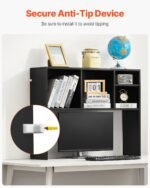 VEVOR KLBS-01 Desktop Bookshelf Black Desktop Storage Organizer - Image 8