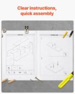 VEVOR KLBS-03 Desktop Bookshelf Wood Desktop Storage Organizer - Image 9