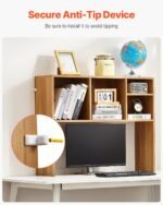 VEVOR KLBS-03 Desktop Bookshelf Wood Desktop Storage Organizer - Image 8