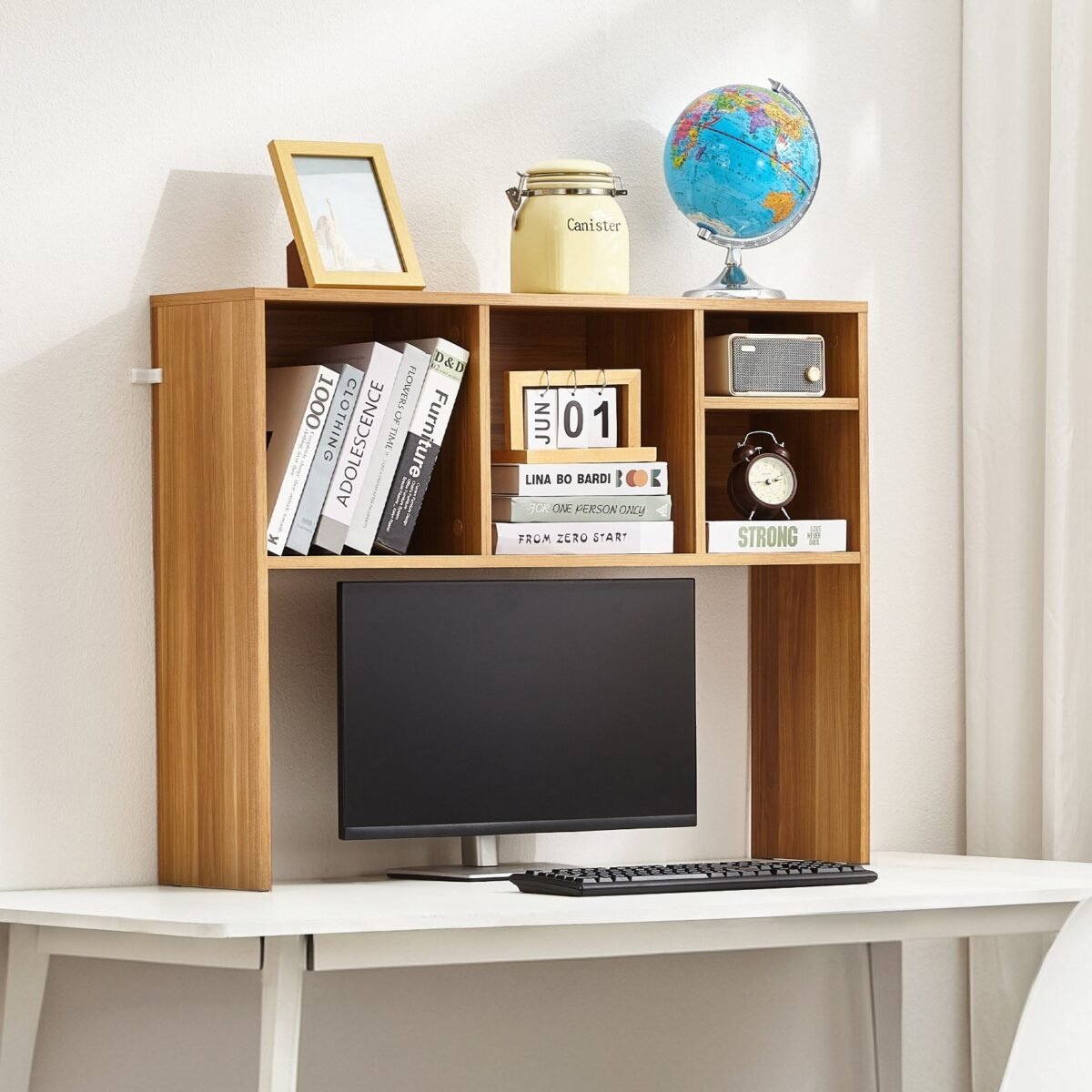 VEVOR KLBS-01 Desktop Bookshelf Black Desktop Storage Organizer - Image 6