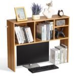 VEVOR KLBS-03 Desktop Bookshelf Wood Desktop Storage Organizer - Image 2