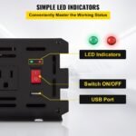 VEVOR GYM-1250W Power Inverter, 1250W - Image 10