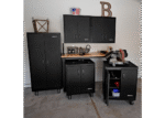 Stack-On GCB-3DR-BB Base Cabinet with 3 Drawers and 1 Shelf - Black - Image 5