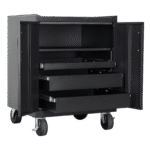 Stack-On GCB-3DR-BB Base Cabinet with 3 Drawers and 1 Shelf - Black - Image 8
