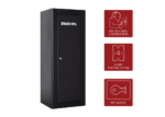 Stack-On GCL-2SF-BB-DS Locking Floor Cabinet - Black - Image 2