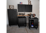 Stack-On GCTL-4SF-BB Tall Freestanding Garage Cabinet with 4 Shelves - Black - Image 7