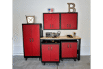 Stack-On GCTL-4SF-BR Tall Storage Locker with 4 shelves - Image 6