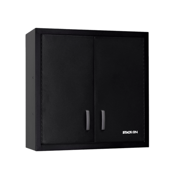 Stack-On GCW-2SF-BB 2-Door Wall Cabinet - Black