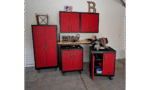 Stack-On GCW-2SF-BR 2-Door Wall Cabinet - Red - Image 5