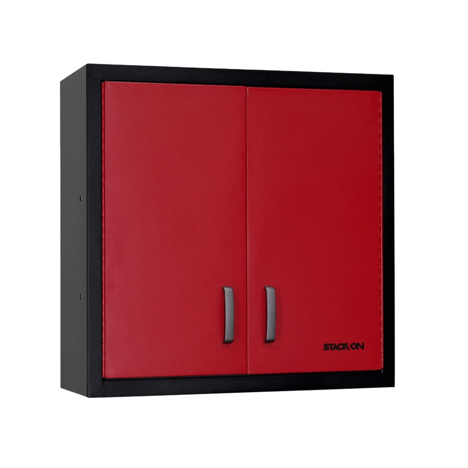 GCW_2_SF_BR_RF_Closed_902196f712.png Stack-On GCW-2SF-BR 2-Door Wall Cabinet - Red - Image 1