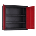 Stack-On GCW-2SF-BR 2-Door Wall Cabinet - Red - Image 7